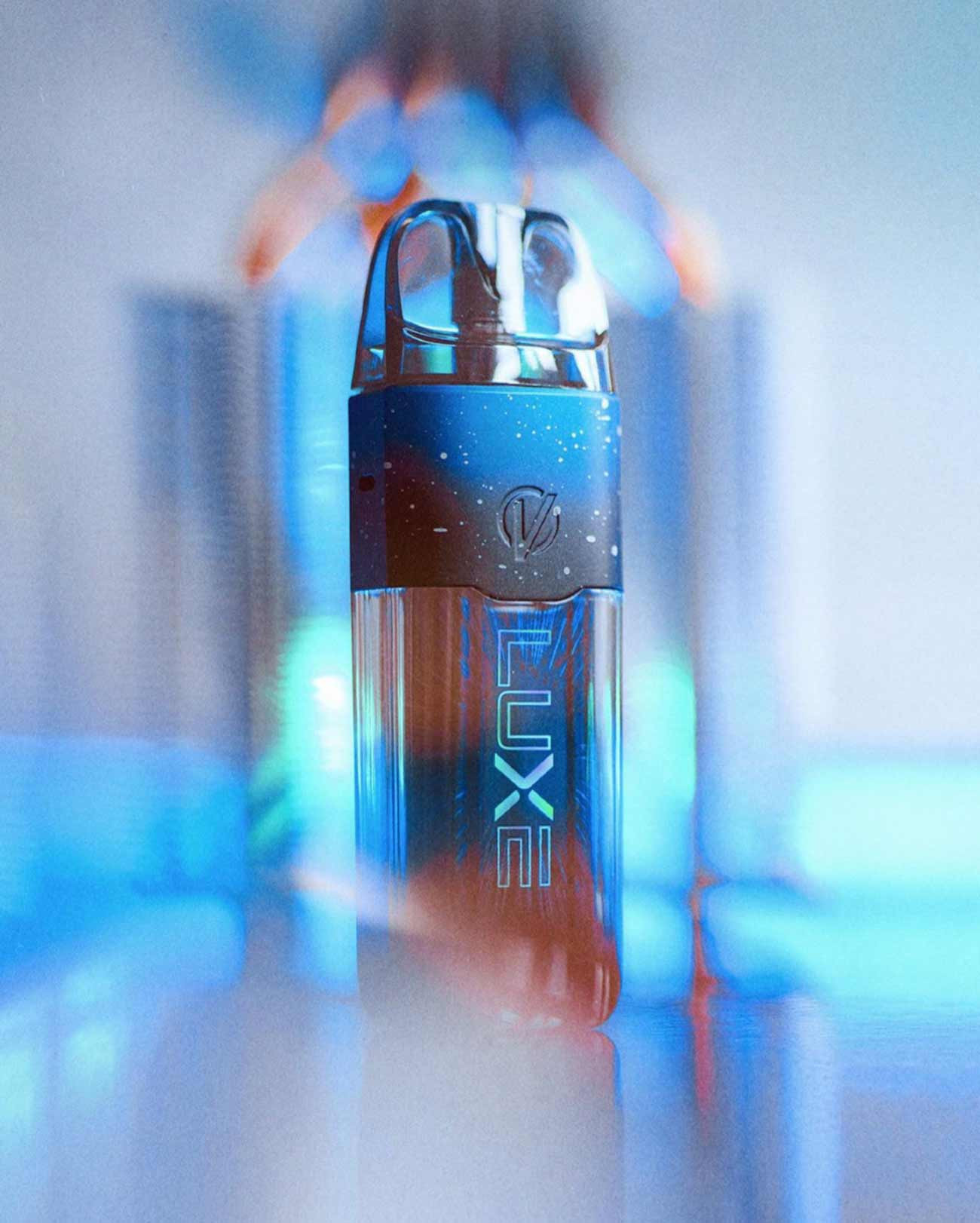 Pod vape Vaporesso Luxe XR, cigarette électronique futuriste et transparente