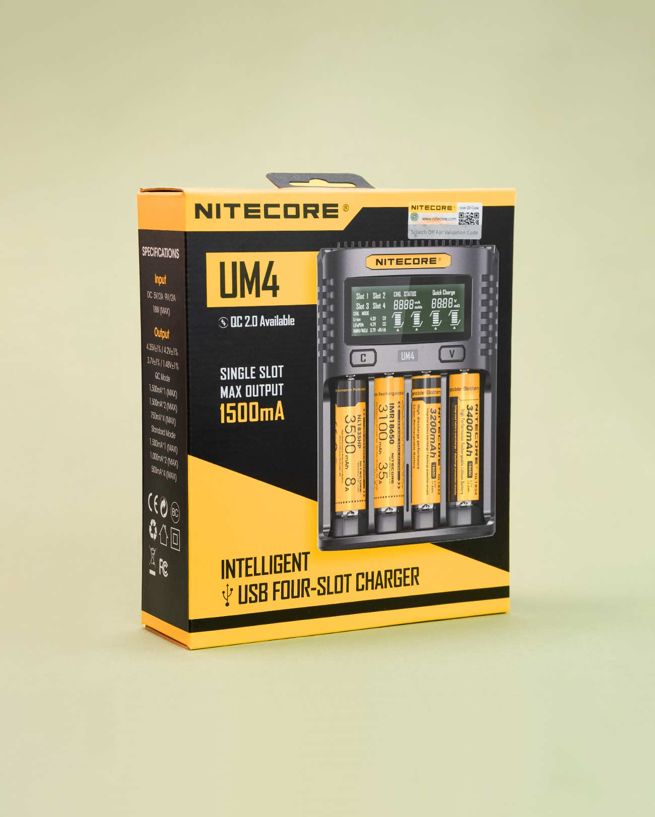 Chargeurs CHARGEUR ACCUS NITECORE I4