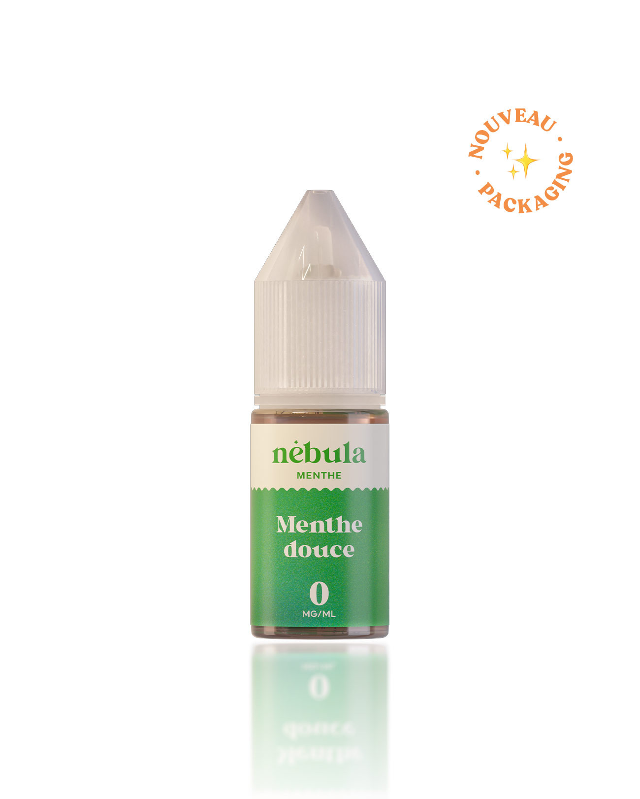 E-liquide 10 ml pour cigarette électronique Nébula parfum menthe douce