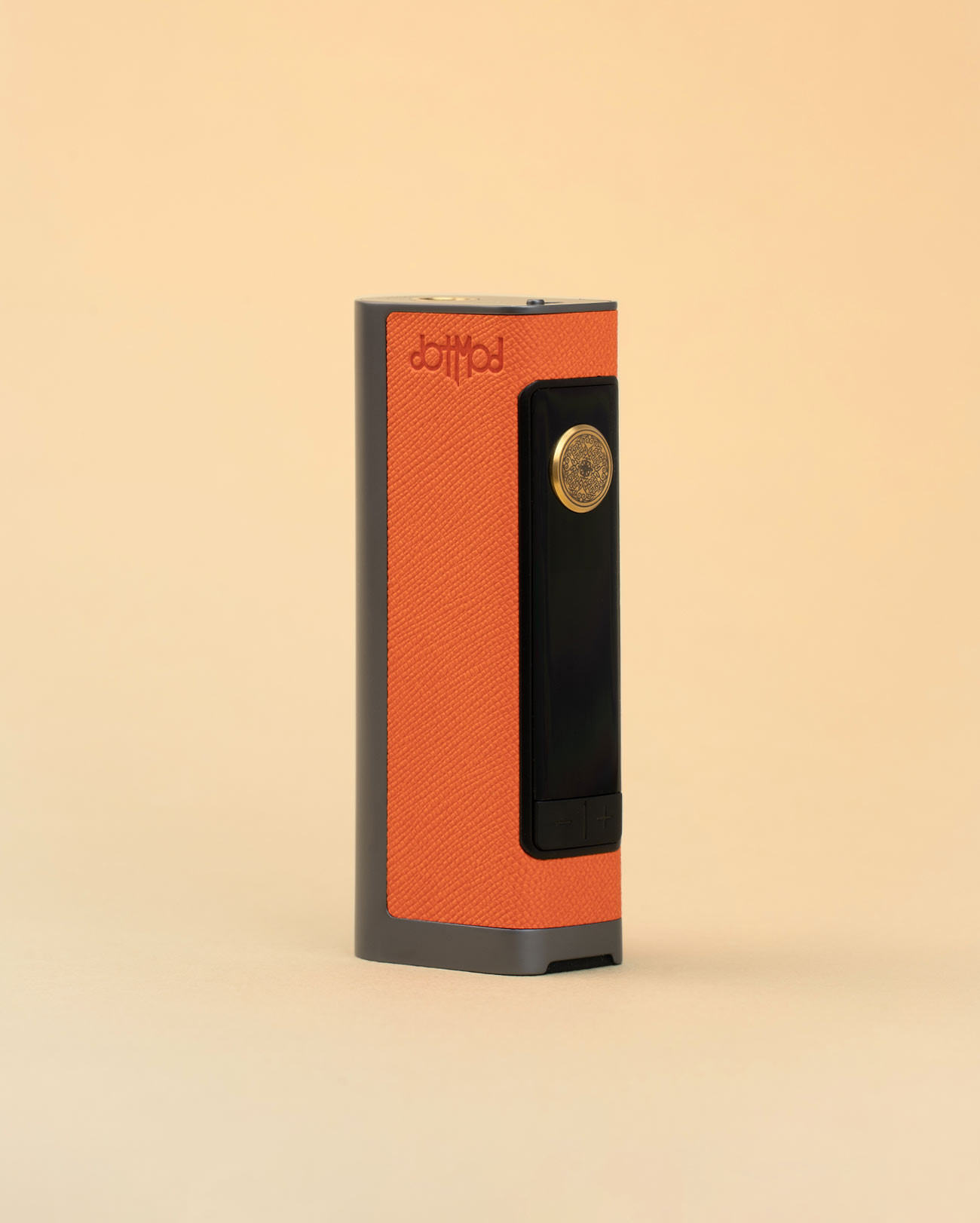 Box pour e-cig de luxe DotMod DotBox 100W couleur cuir orange