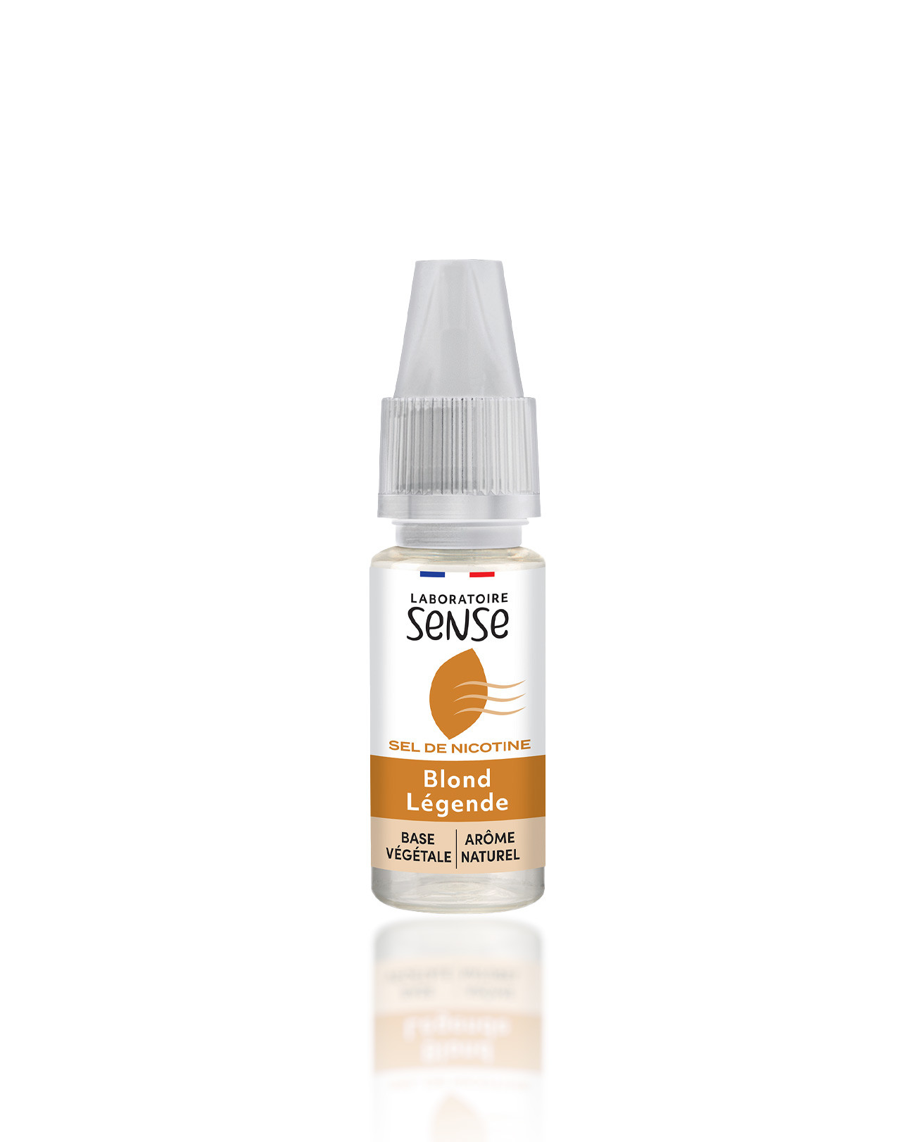E-liquide 10 ml Blond Légende en sel de nicotine Laboratoire Sense nouveau packaging