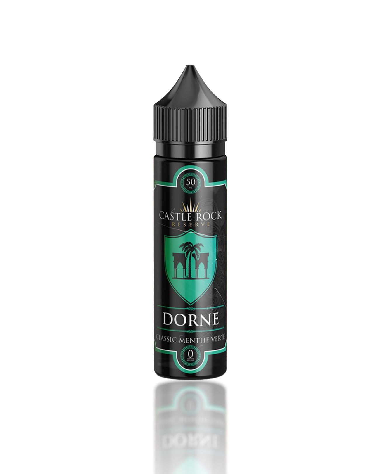 E-liquide 50 ml Dorne de Castle Rock saveur classique mentholée frais et prononcé