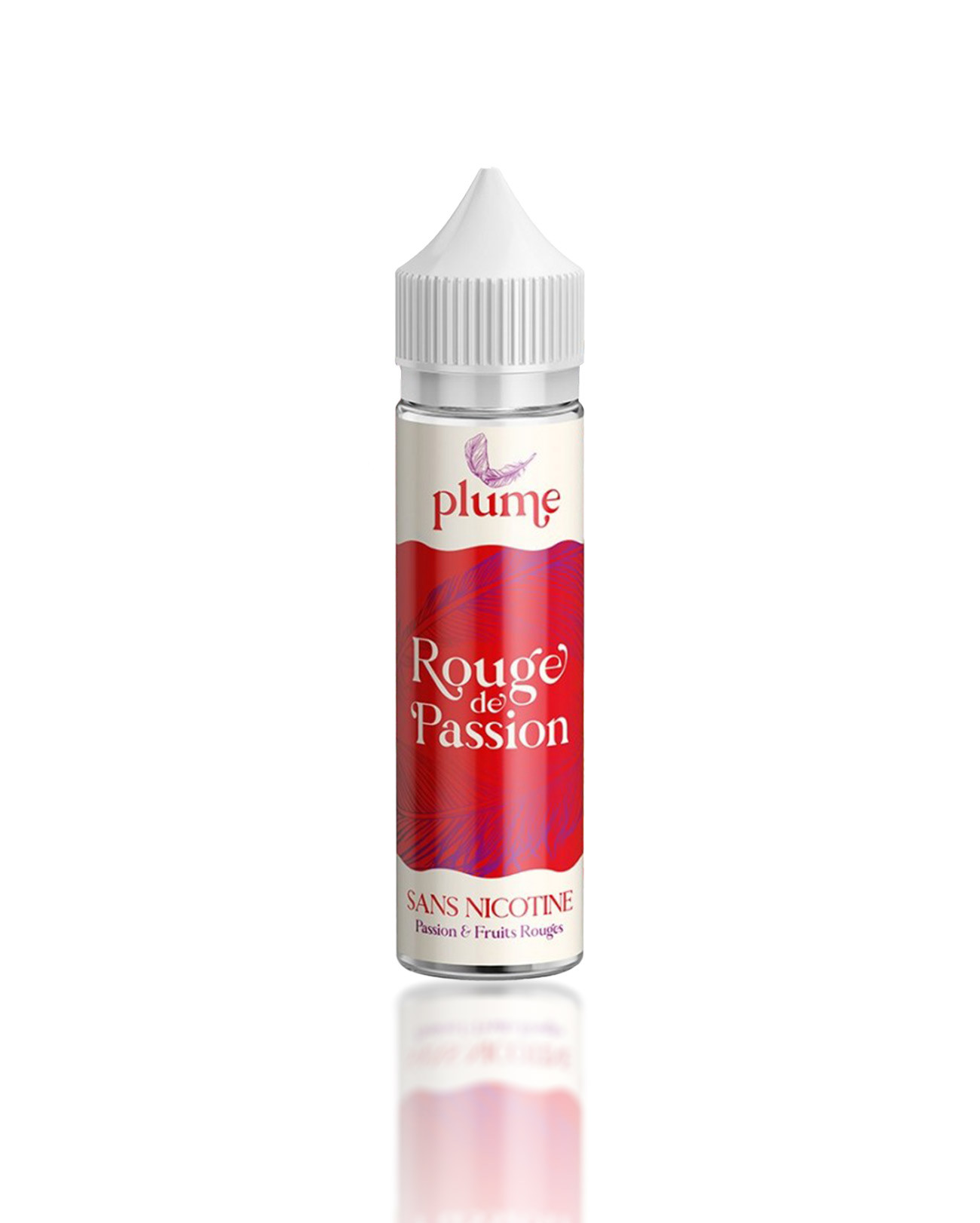 E-liquide français fruité Rouge de Passion Plume 50 ml