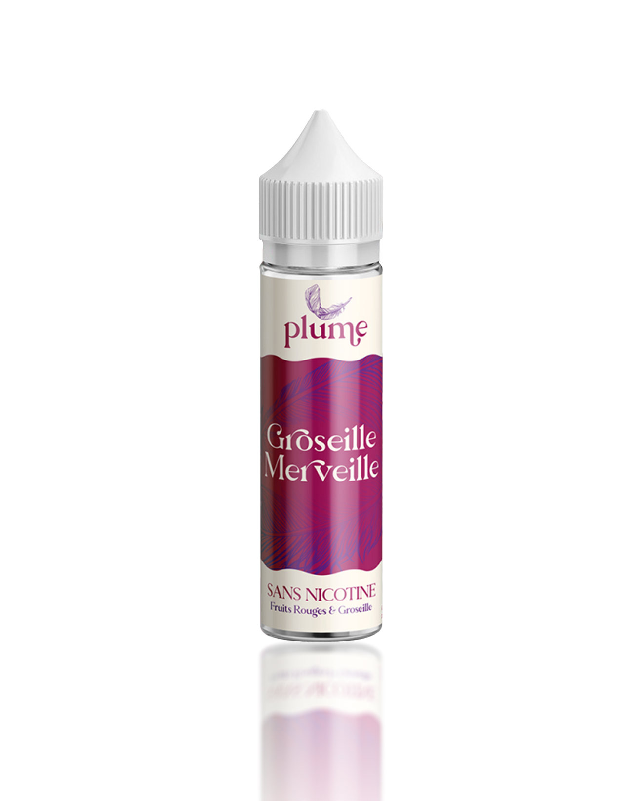 E-liquide français fruité Groseille Merveille Plume 50 ml