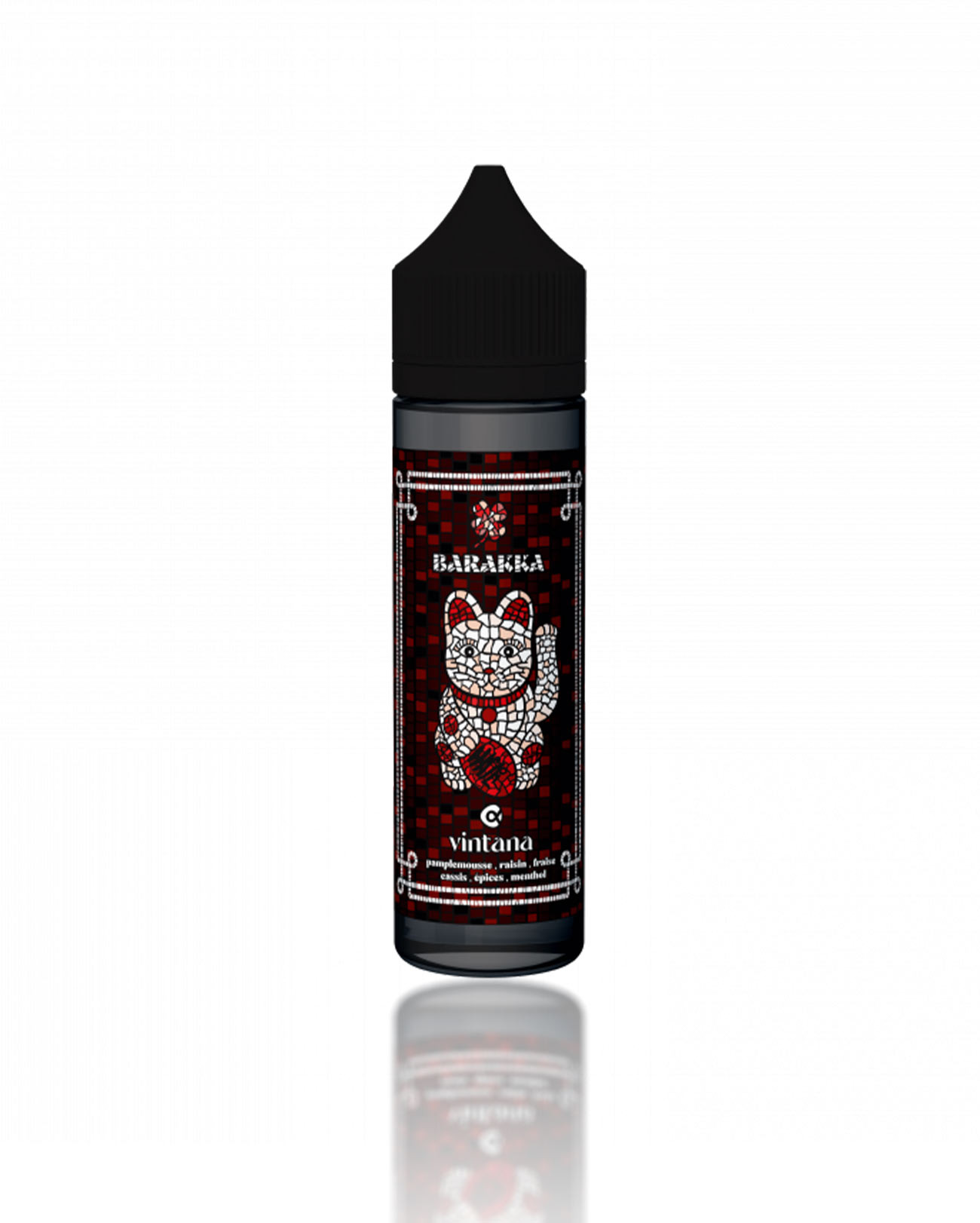 E-liquide français Barakka Vintana 50 ml pamplemousse, raisin, fraise, cassis, épices, menthol