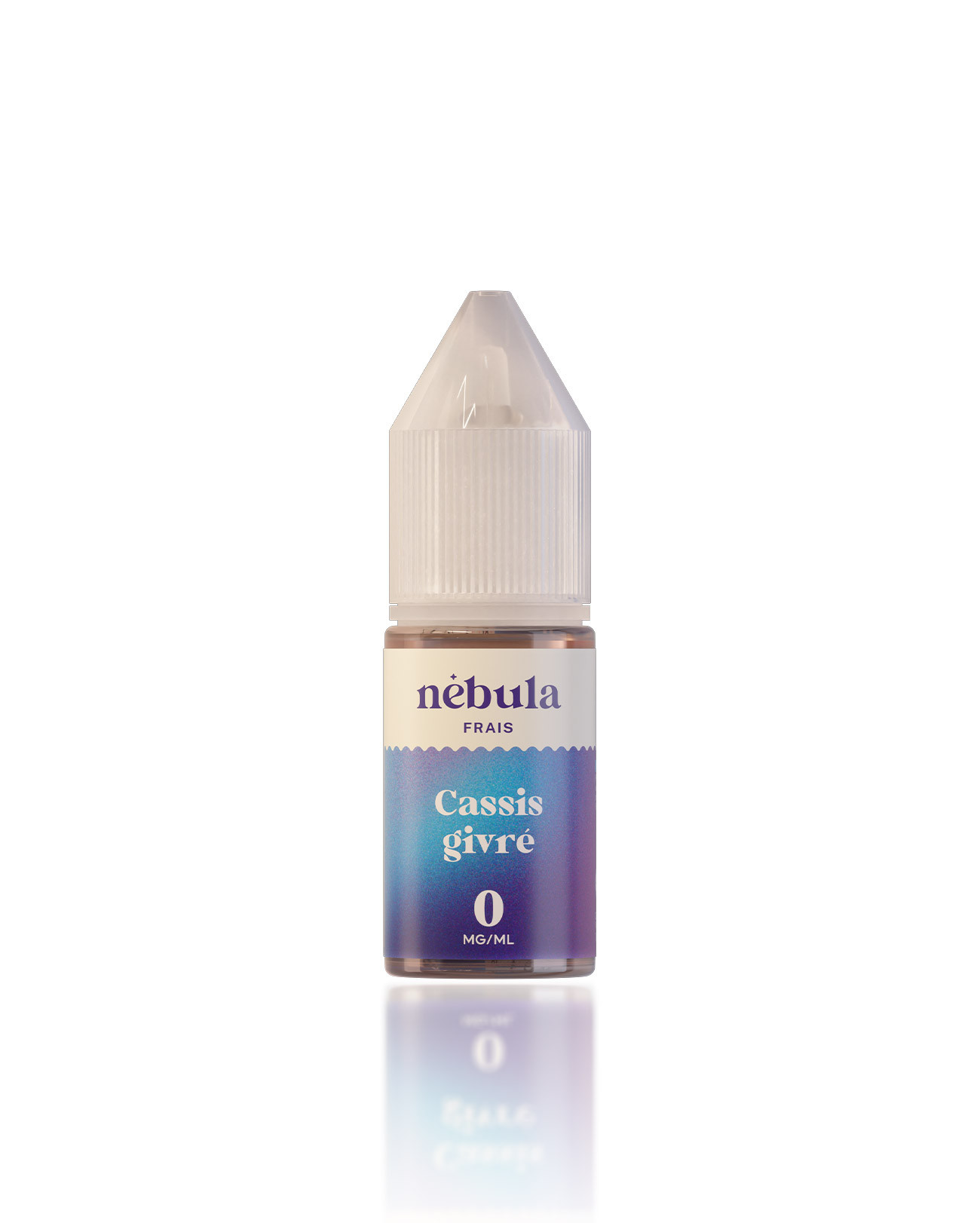 E-liquide 10 ml pour cigarette électronique Nébula parfum cassis givré