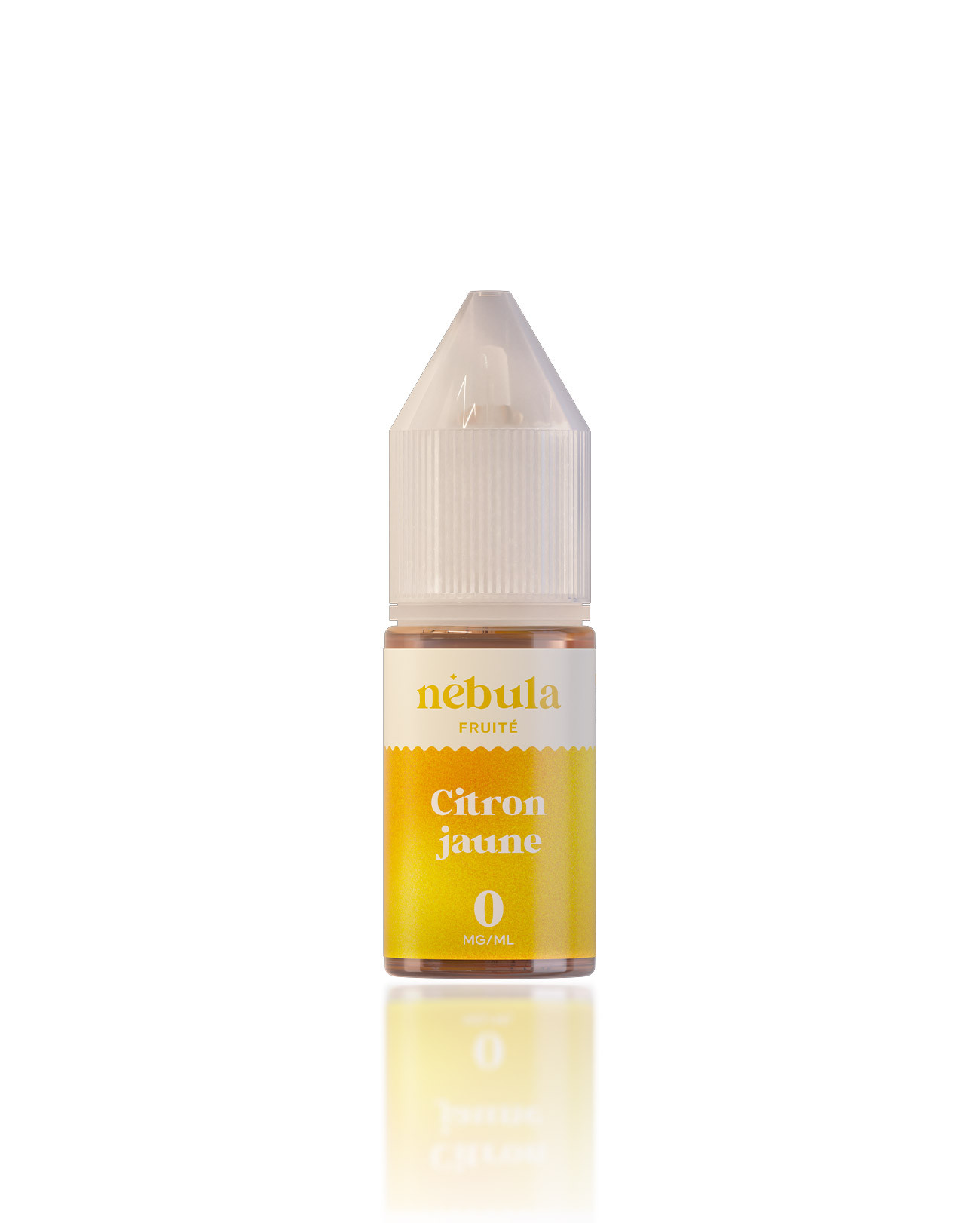 E-liquide 10 ml pour cigarette électronique Nébula parfum citron jaune