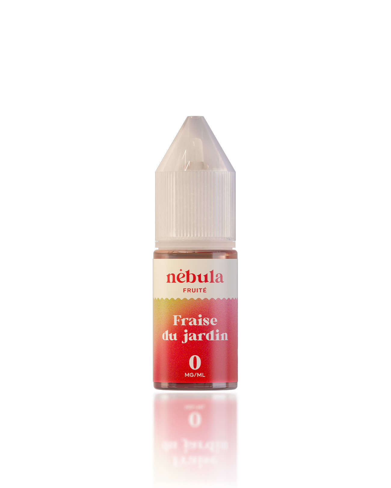 E-liquide 10 ml pour cigarette électronique Nébula parfum fraise du jardin