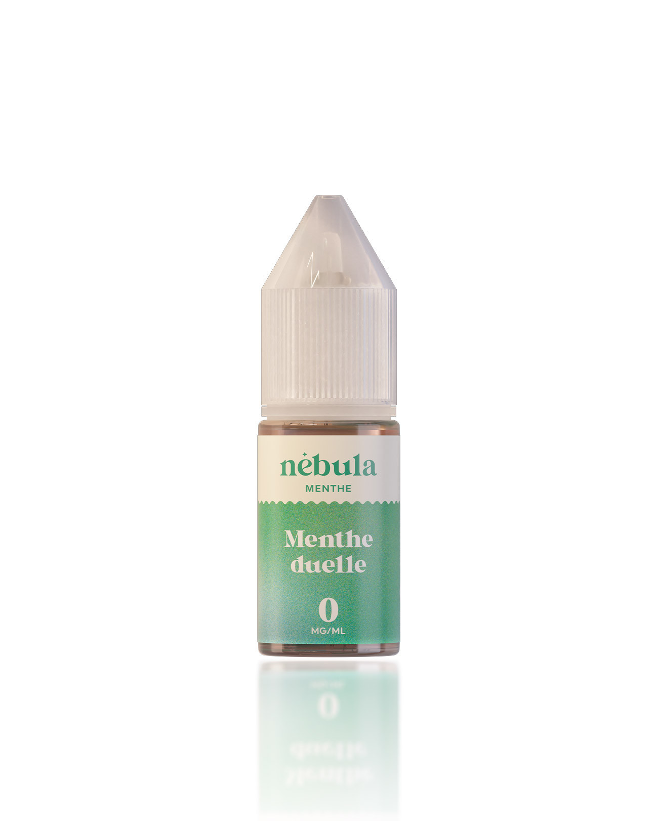 E-liquide 10 ml pour cigarette électronique Nébula parfum menthe duelle