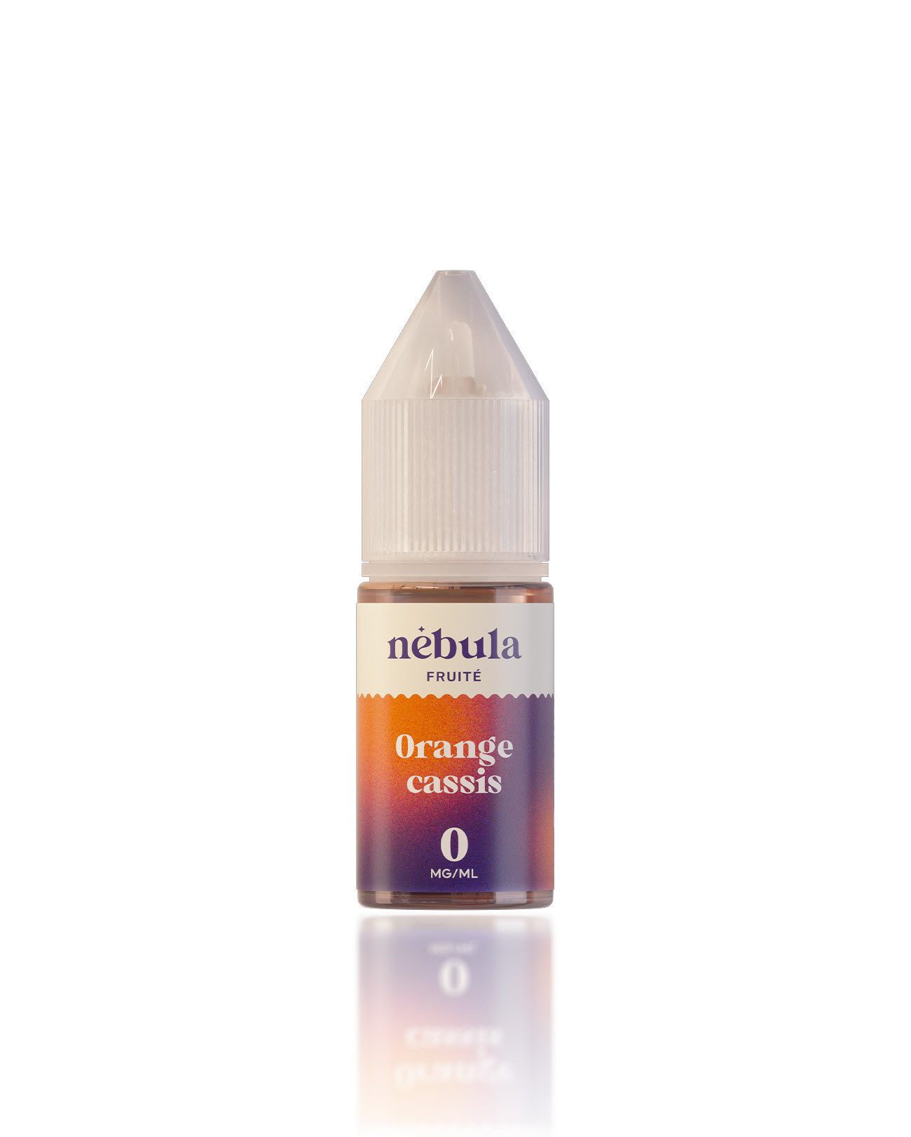 E-liquide 10 ml pour cigarette électronique Nébula parfum orange cassis