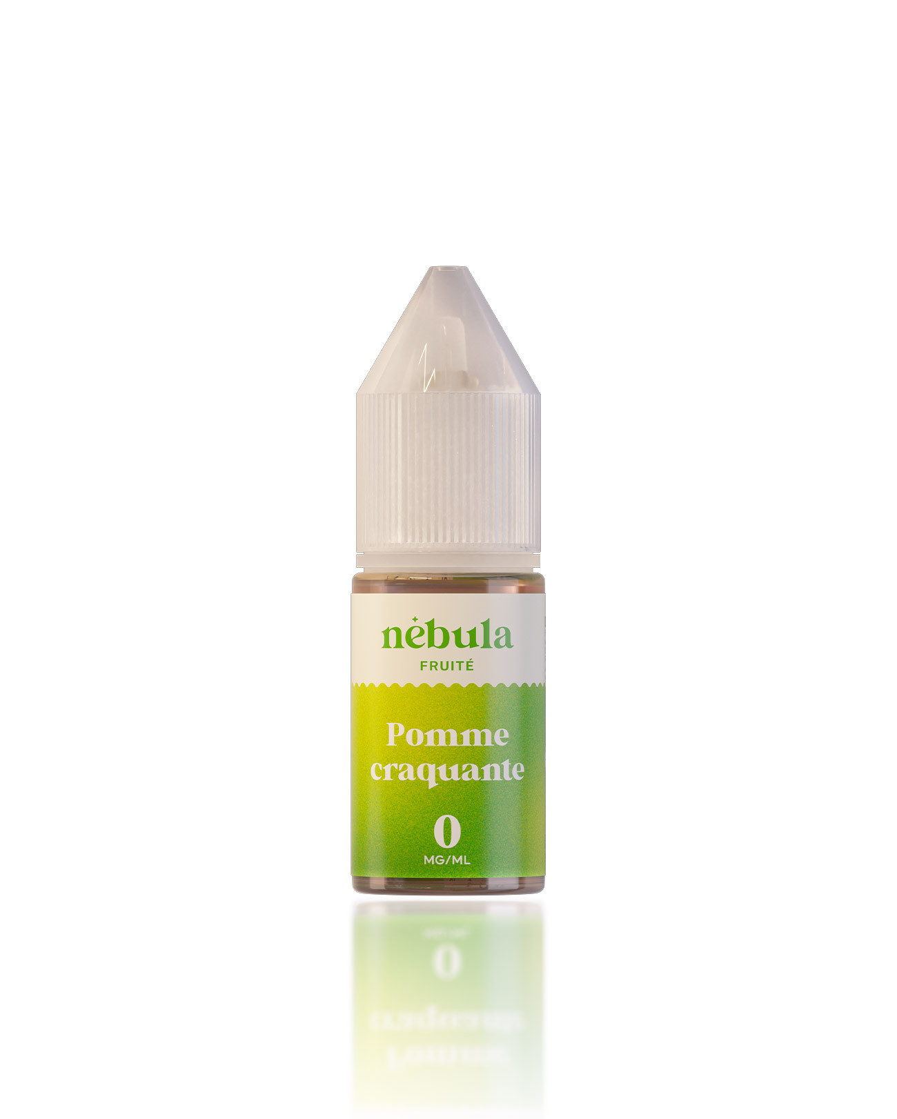 E-liquide 10 ml pour cigarette électronique Nébula parfum pomme craquante