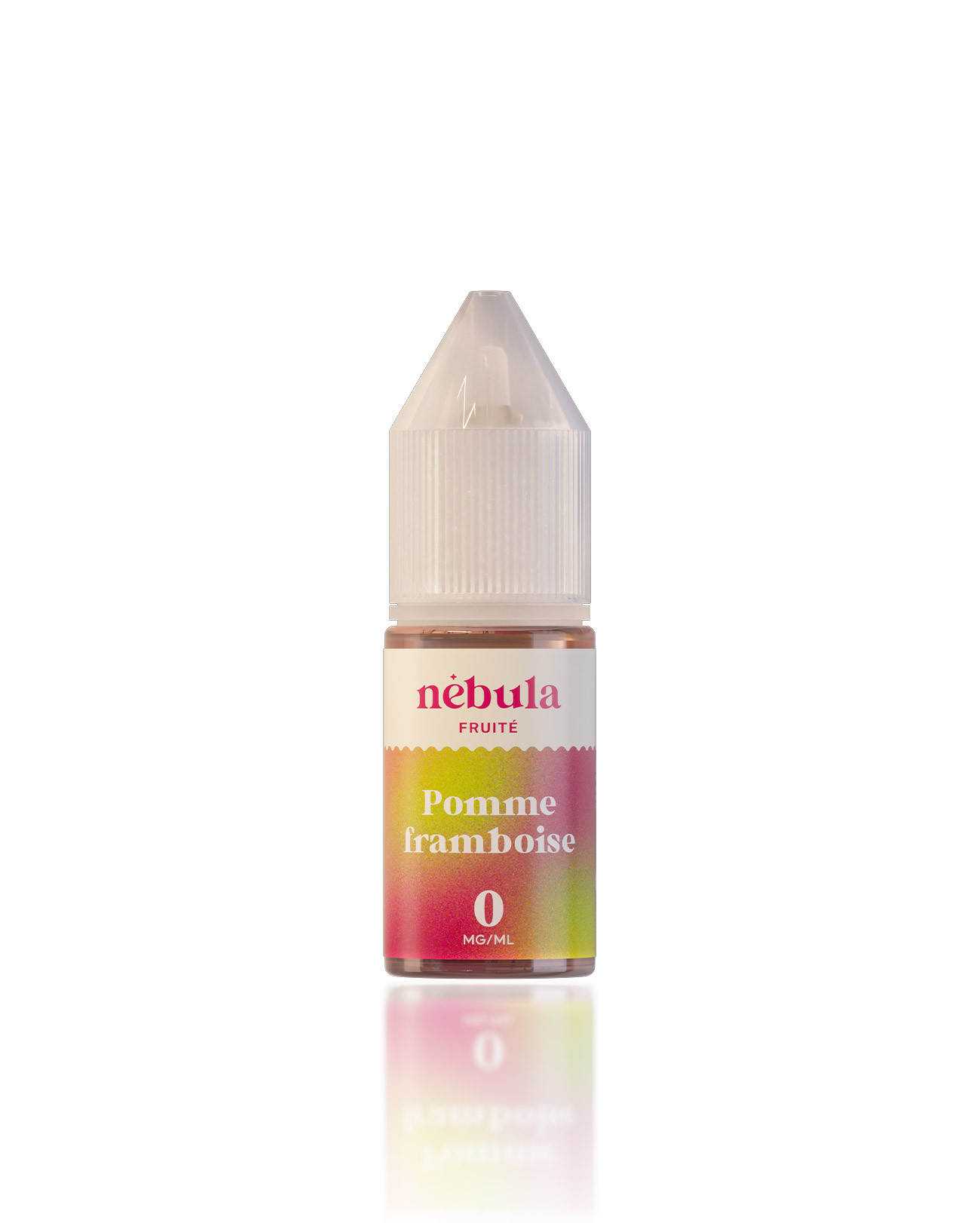 E-liquide 10 ml pour cigarette électronique Nébula parfum pomme framboise