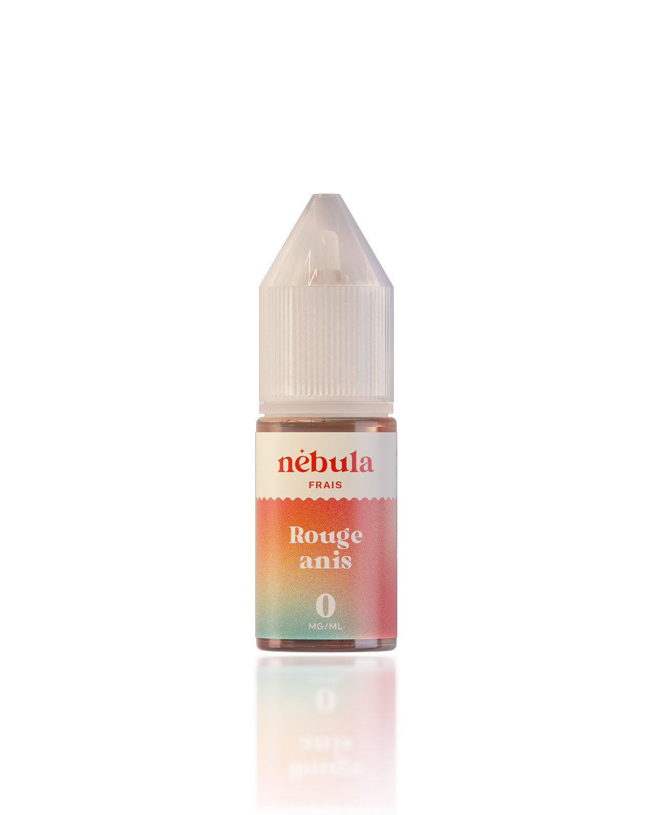 E-liquide 10 ml pour cigarette électronique Nébula parfum rouge anis