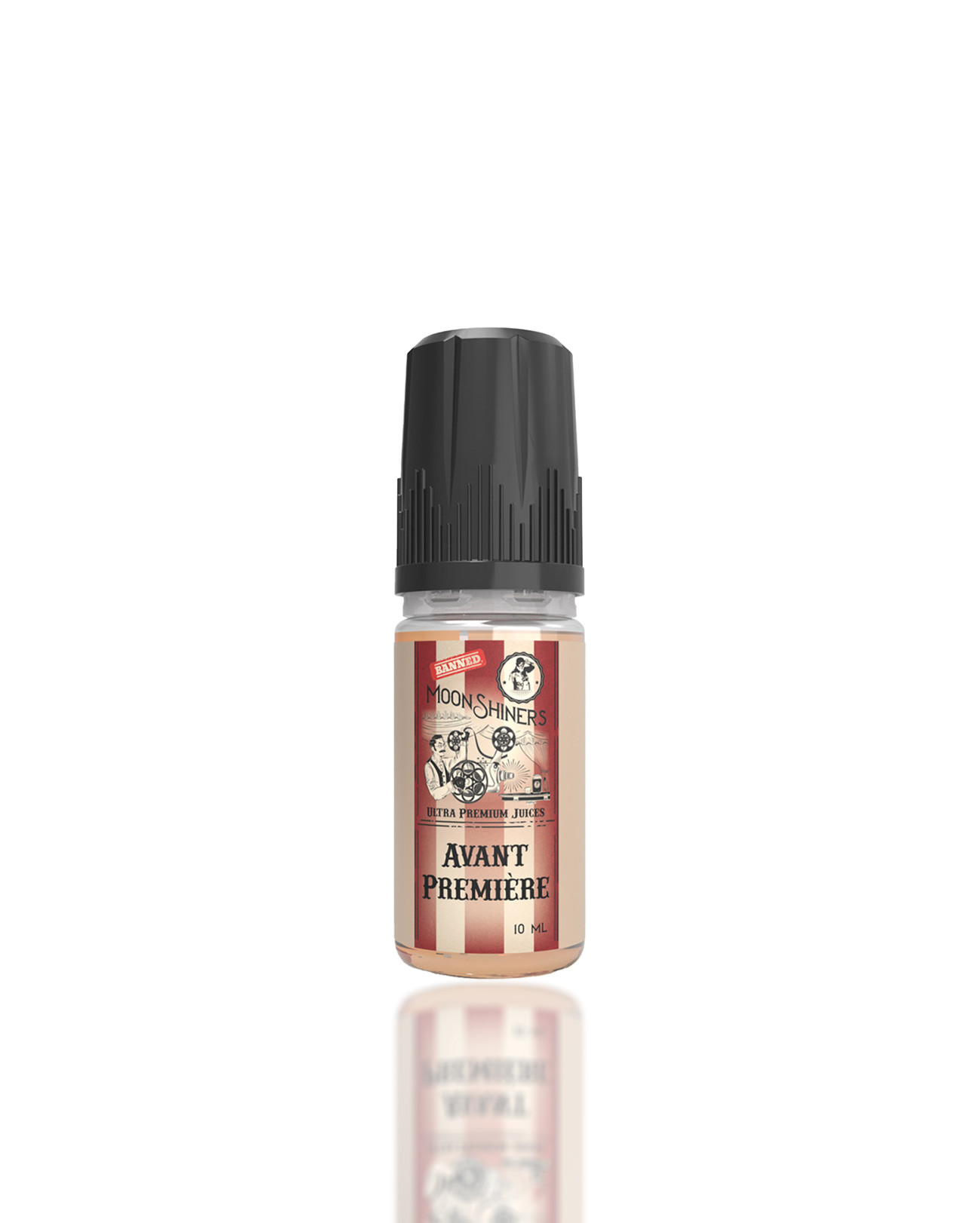 E-liquide Avant Première 10 ml du Laboratoire Lips Moonshiners gourmand et réconfortant