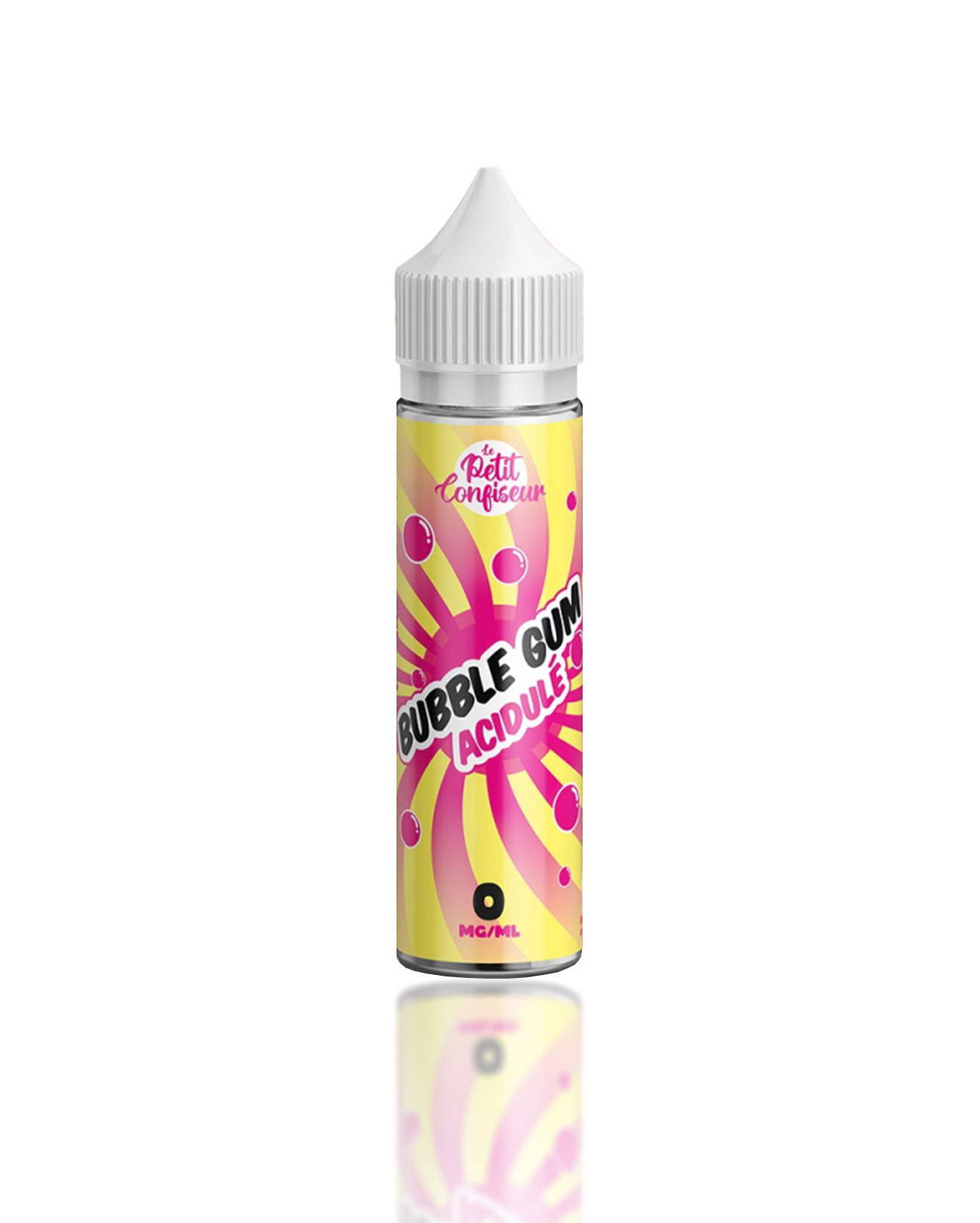 E-liquide Le Petit Confiseur 50 ml Bubble Gum Acidulé goût du célèbre chewing gum rose