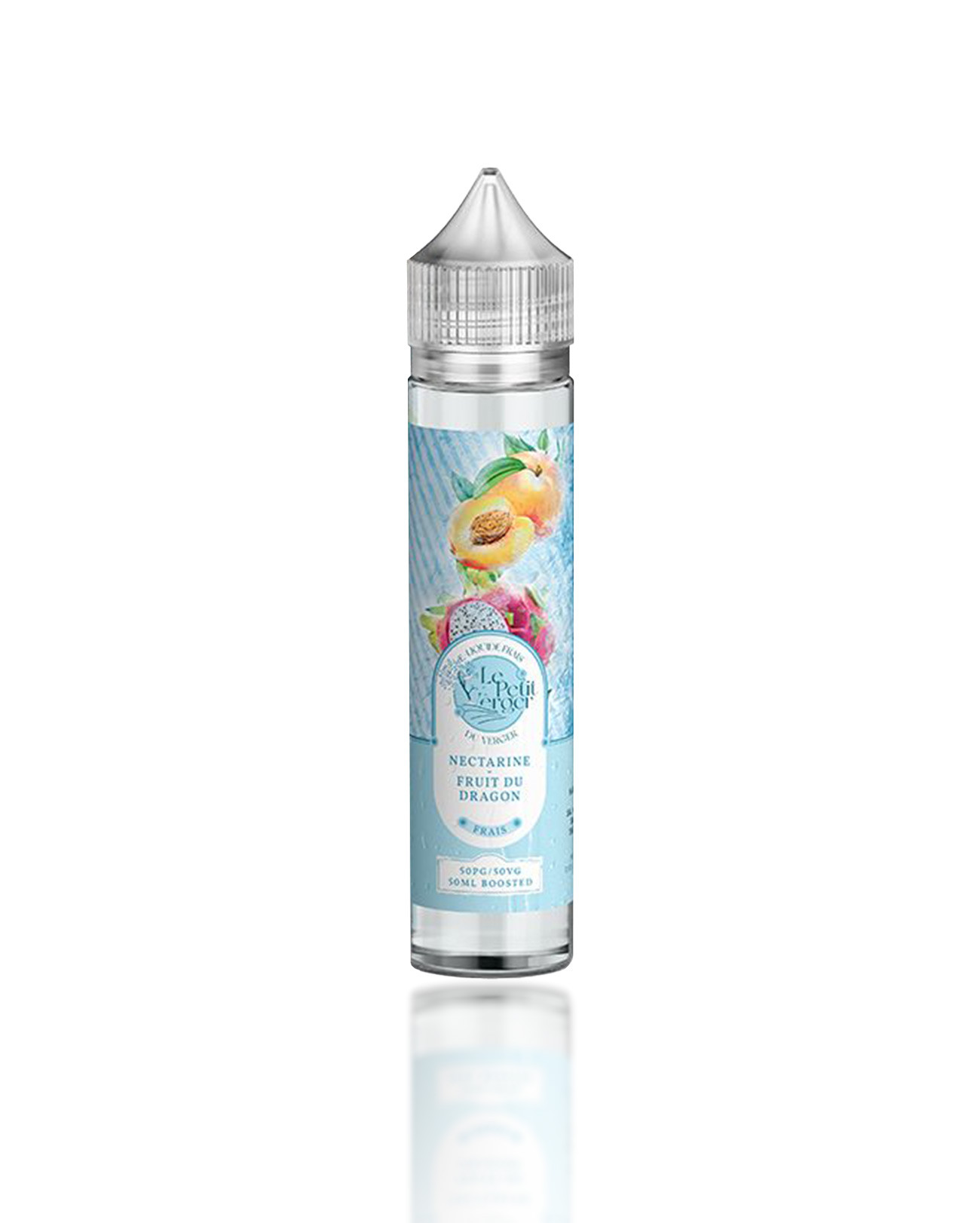 E-liquide fruité frais Le Petit Verger Frais 50 ml Nectarine Fruit du dragon à booster