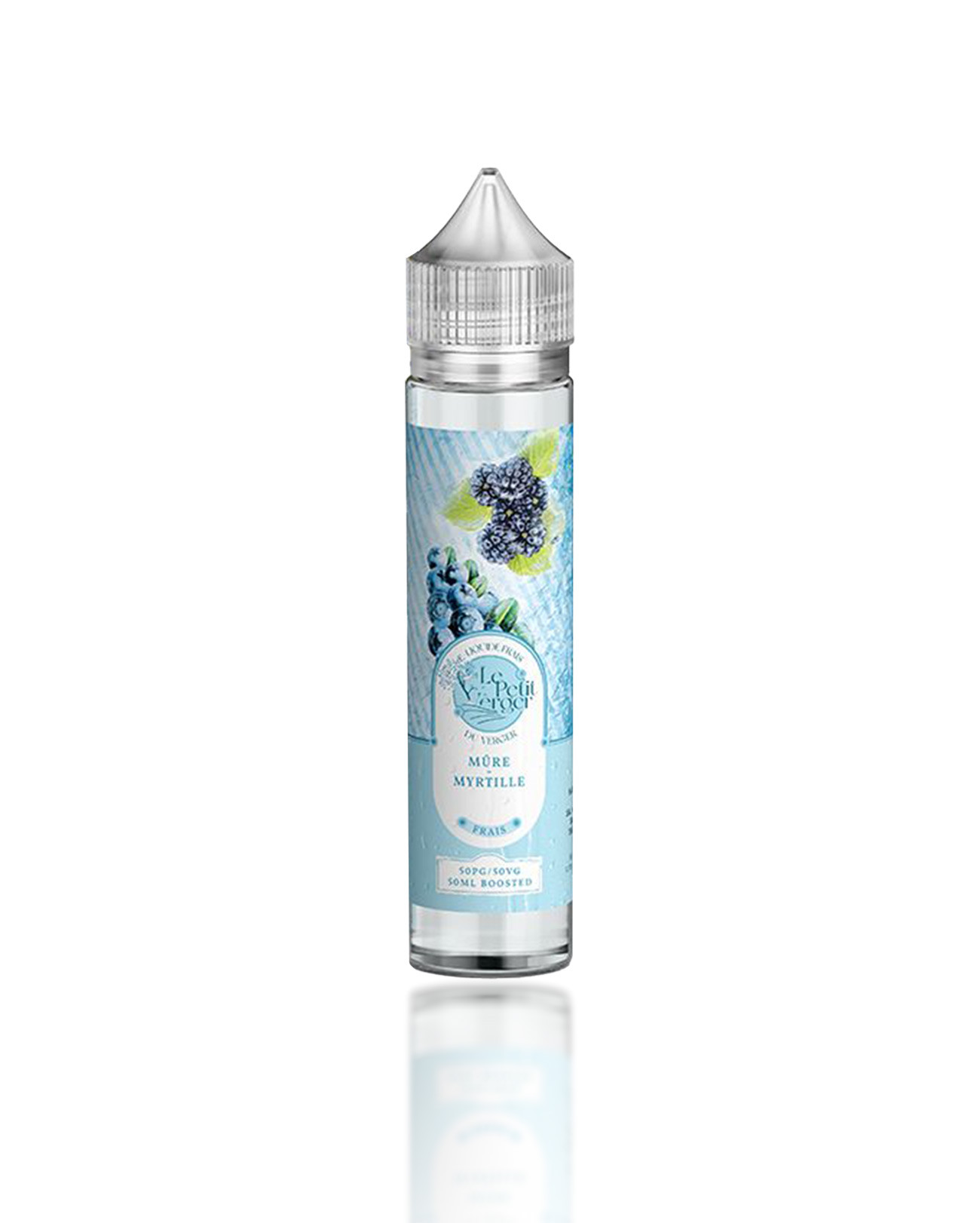 E-liquide 50 ml Le Petit Verger Frais Mûre Myrtille à booster