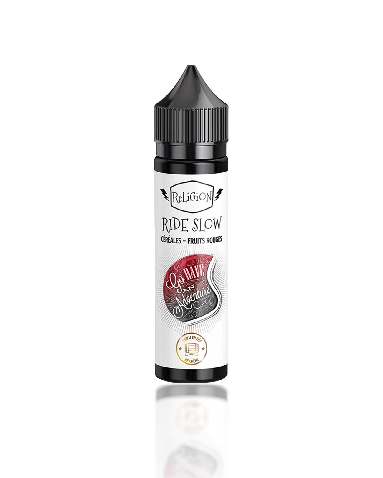 E-liquide Ride Slow en grand format de Religion Juice gourmand et fin