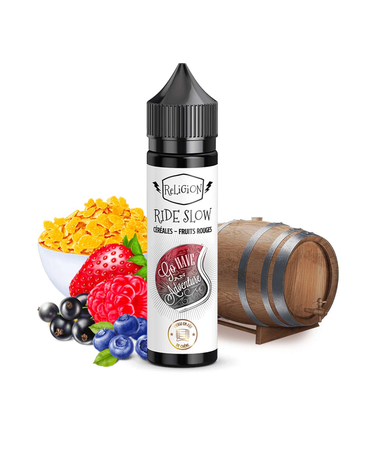 E-liquide Religion Juice 50 ml Ride Slow vieilli en fût de chêne