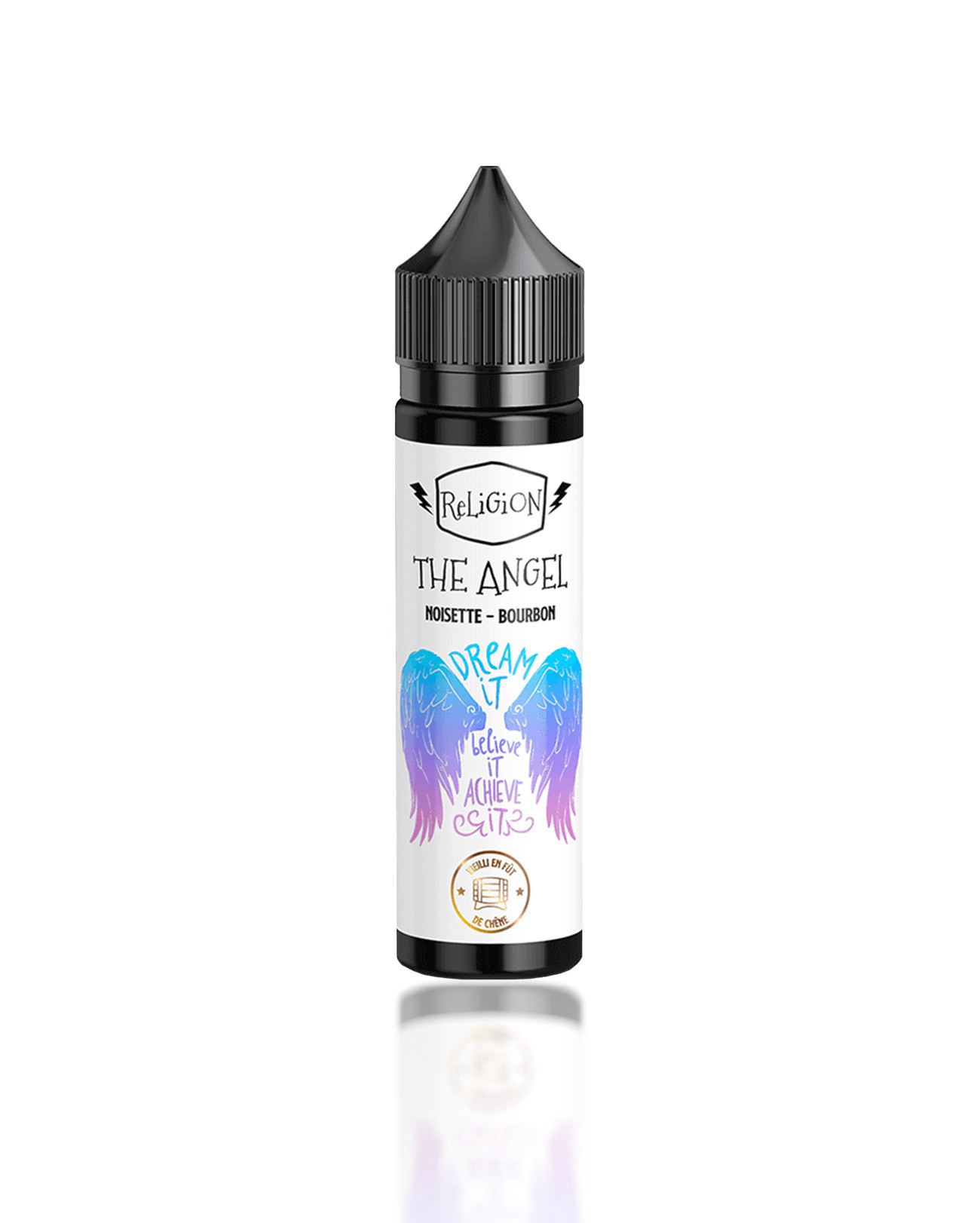 E-liquide The Angel 50 ml de Religion Juice gourmand et vieilli en fût de chêne