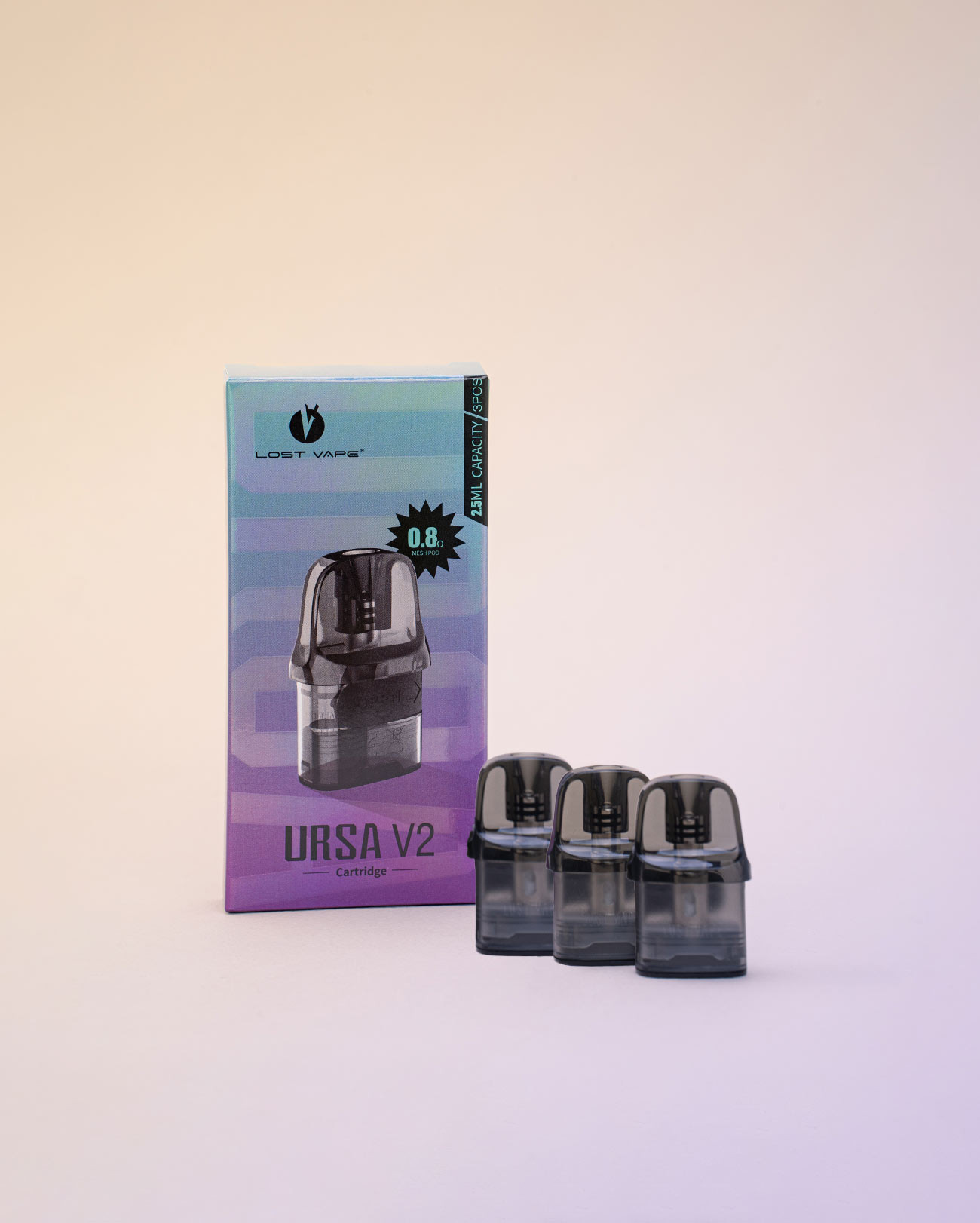 Lot de 3 cartouches Ursa Nano V2 0,8 ohm pour pod Ursa Nano S2, Ursa Nano Pro, Ursa Baby Pro