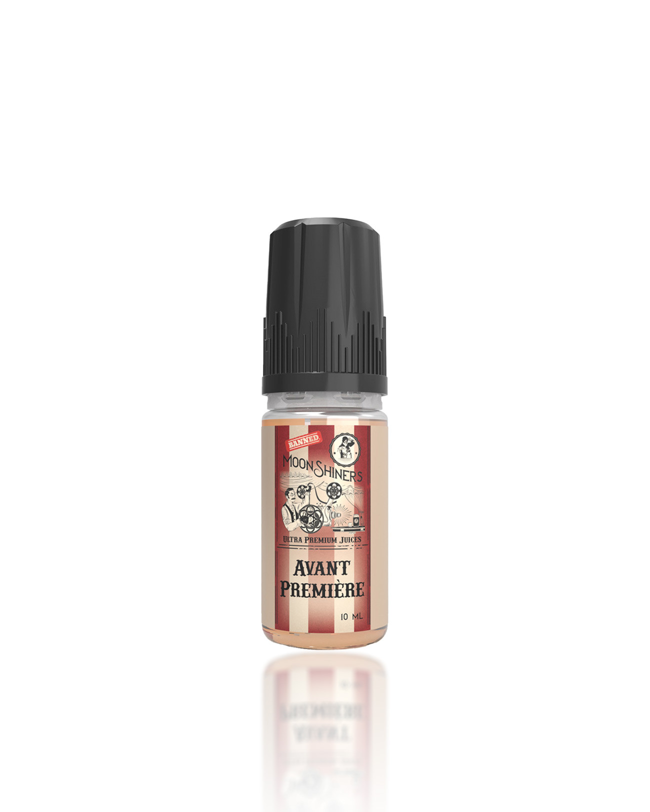 E-liquide Avant Première 10 ml du Laboratoire Lips Moonshiners gourmand et réconfortant